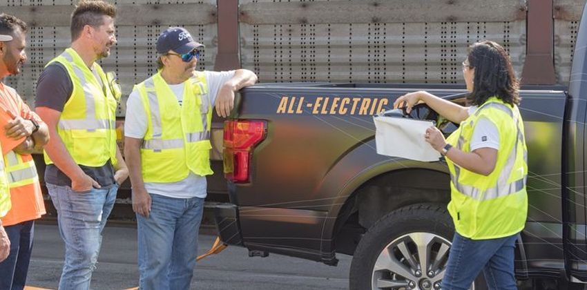 All-electric F-150