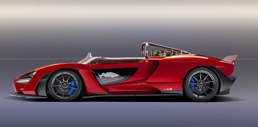 McLaren Roofless Car