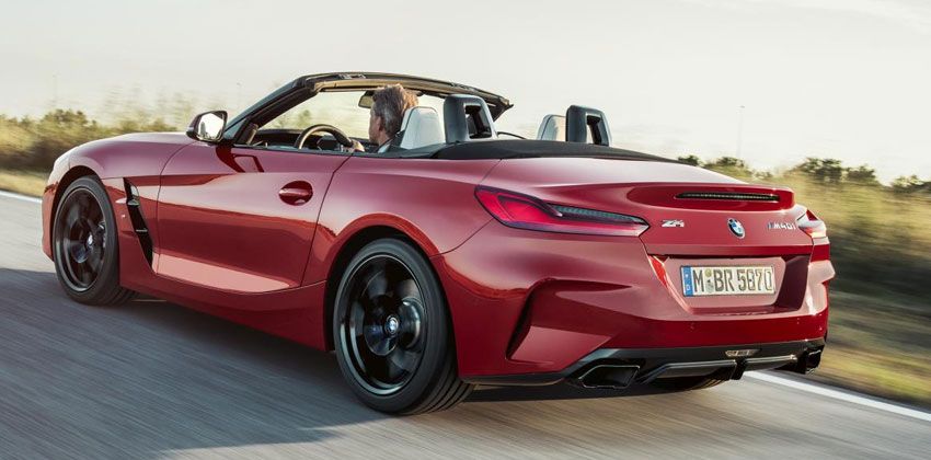 new 2019 BMW Z4 rear