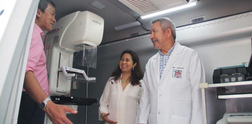 Breast cancer awareness van