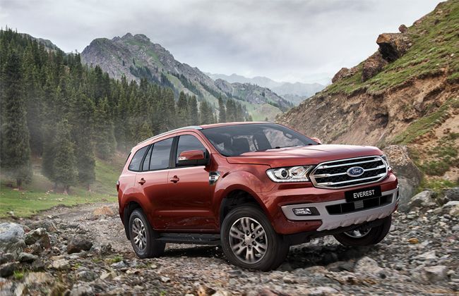 Ford to offer a free 5-year Scheduled Service Plan with the new Everest