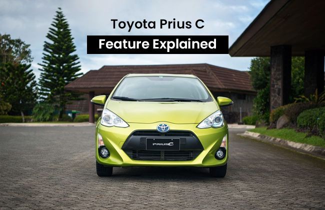 Toyota Prius C - Features explained