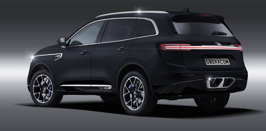 Bugatti Electric SUV Rear