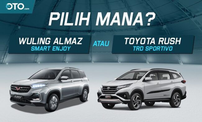 Pilih Wuling Almaz Smart Enjoy CVT atau Toyota Rush? Pilih Wuling Almaz Smart Enjoy CVT atau Toyota Rush?