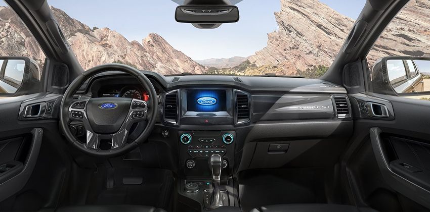 2020 Ford Everest dash 