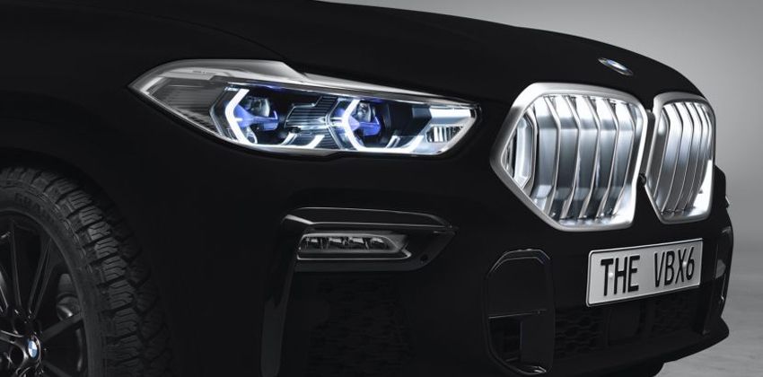 BMW X6 Vantablack Grille