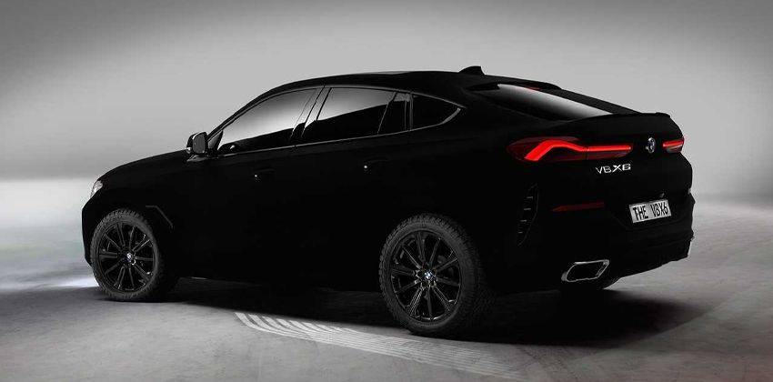 BMW X6 Vantablack - blackest car in the world