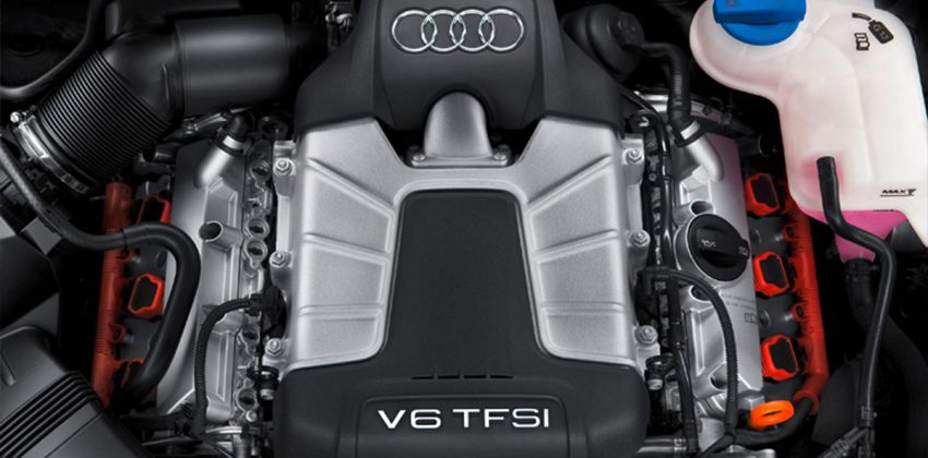 New Audi A6 engine