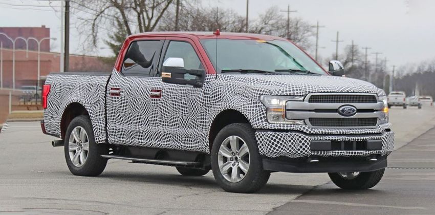 Ford F-150 EV spy shots