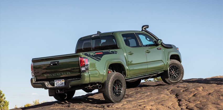 Toyota Tacoma side and Rear