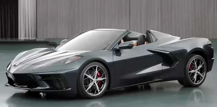 Chevrolet C8 convertible front