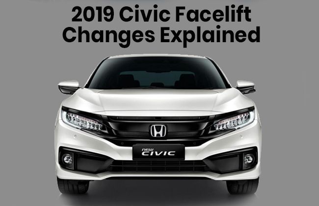 2019 Honda Civic Facelift - Changes explained