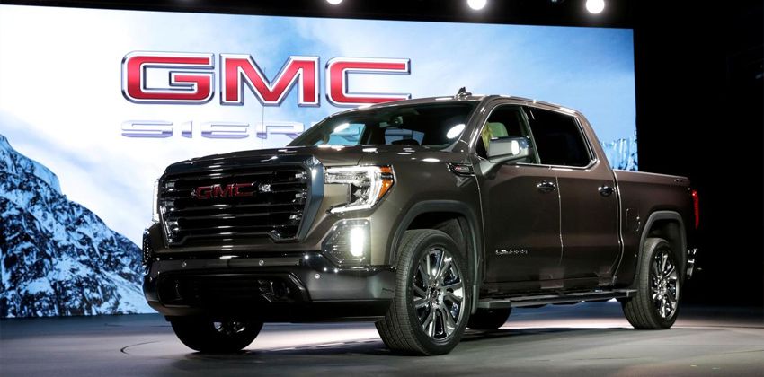 GMC pickup truck front