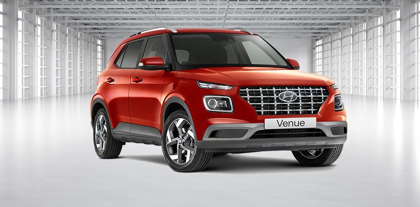 Hyundai Venuw Lava Orange 