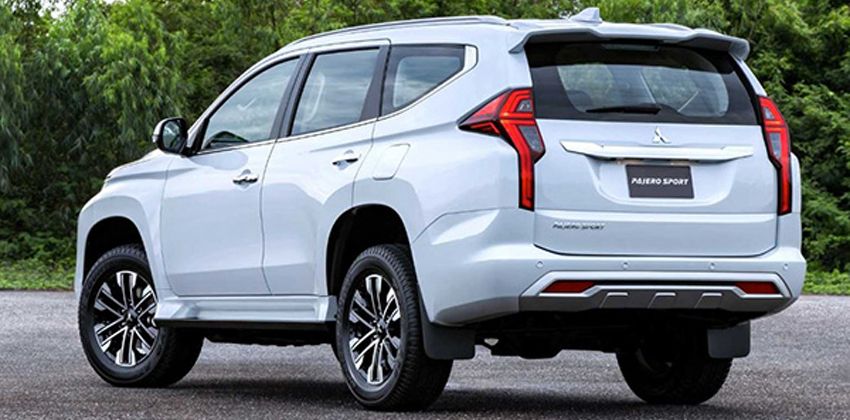 Montero sport rear side