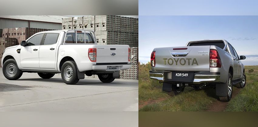 Ranger and Hilux side rear