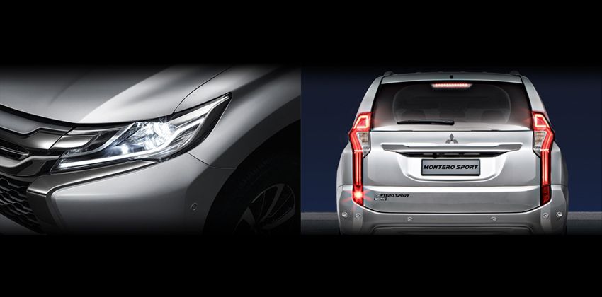 Mitsubishi Montero Sport front & rear
