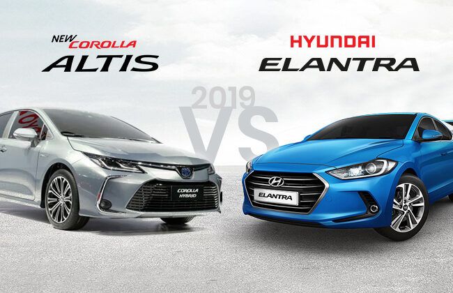 2019 Toyota Corolla Altis vs Hyundai Elantra - The better sedan 2019 Toyota Corolla Altis vs Hyundai Elantra - The better sedan