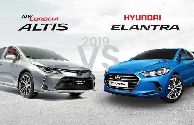 2019 Toyota Corolla Altis vs Hyundai Elantra - The better sedan 