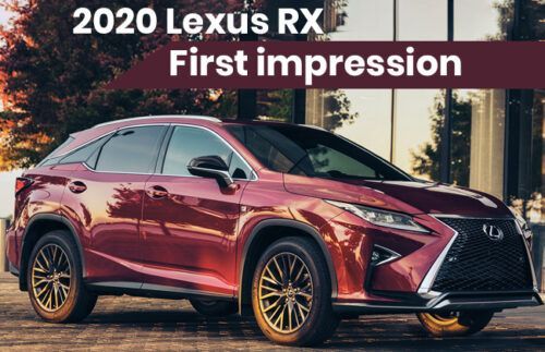 2020 Lexus RX - First impression