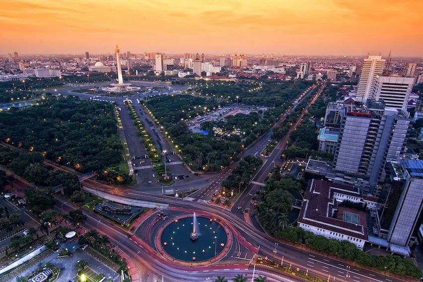 Formula e jakarta di monas