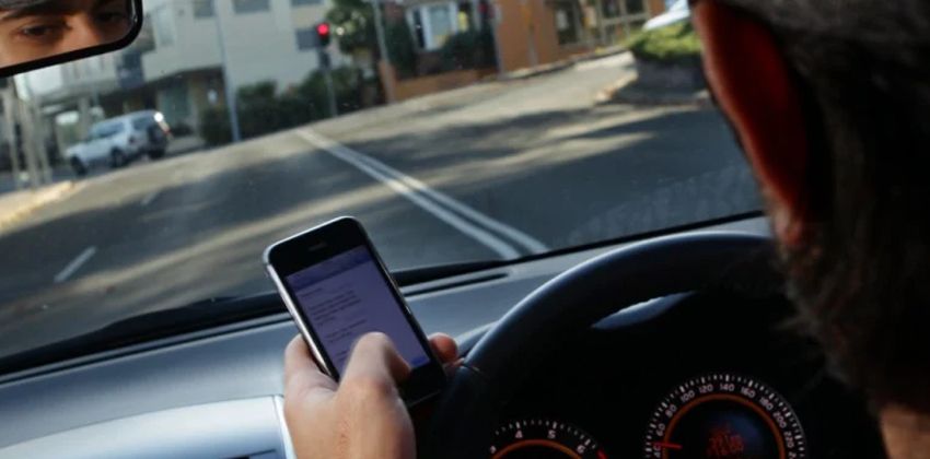 Using mobile while driving