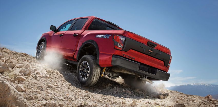 Nissan Titan side rear