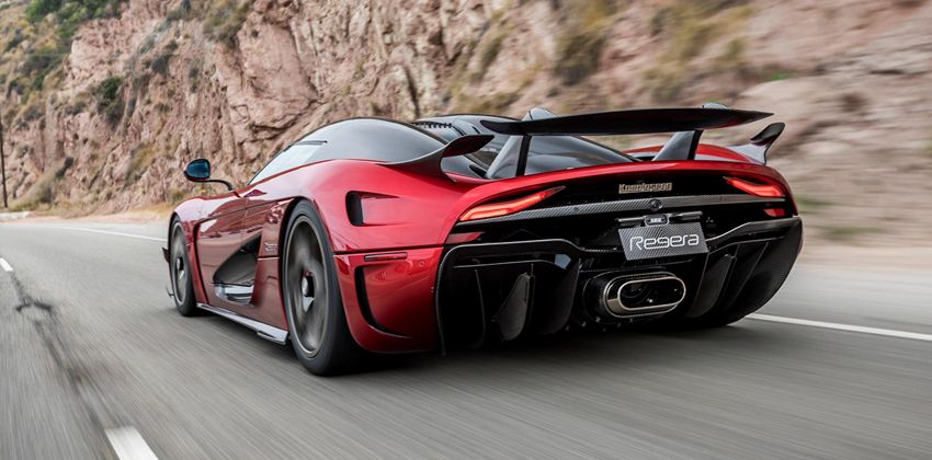 Koenigsegg Regera side rear