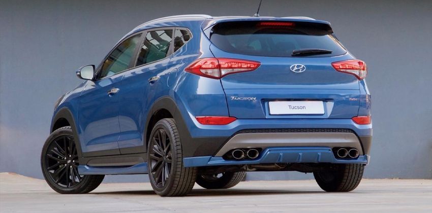Hyundai Tucson side rear
