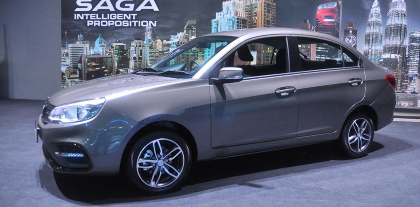 Proton Saga side profile