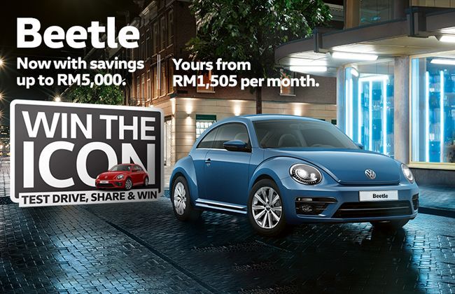 Volkswagen “Win the Icon” contest launched on Instagram; Chance to win a Beetle