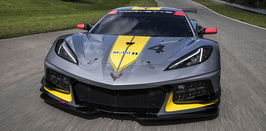 Chevy Corvette C8.R front