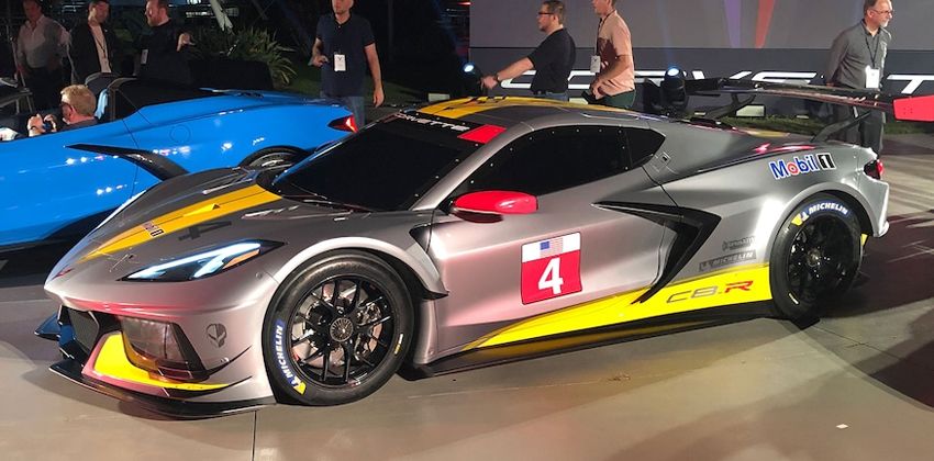 Chevy Corvette C8.R side