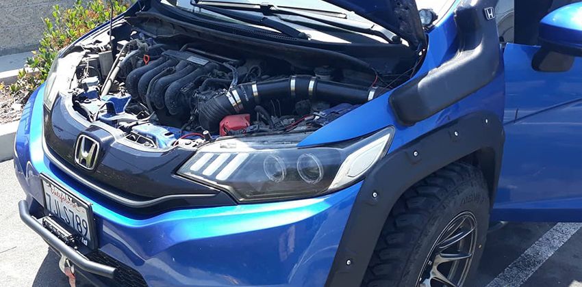 Jeff Palma's Honda Fit engine