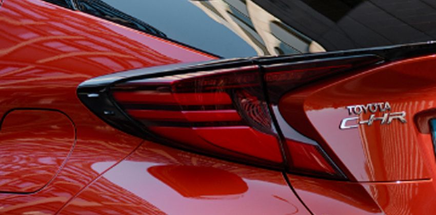 Toyota C-HR tail lights