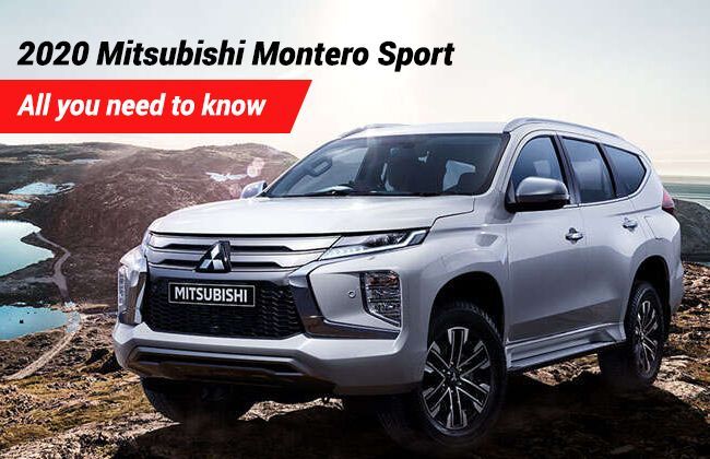 2020 Mitsubishi Montero Sport - All you need to know