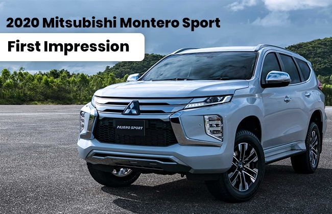 2020 Mitsubishi Montero Sport: First impression