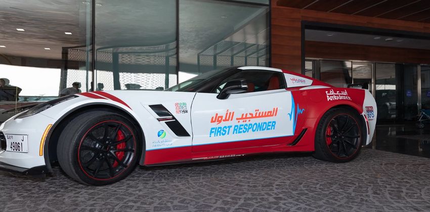 Dubai ambulance car