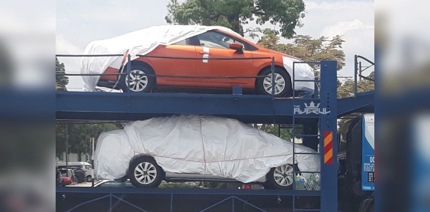 N18 Nissan Almera side spy shot