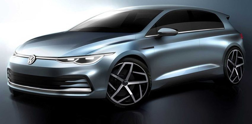2020 Volkswagen Golf sketch