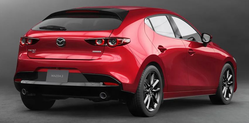 2020 Mazda 3 rear