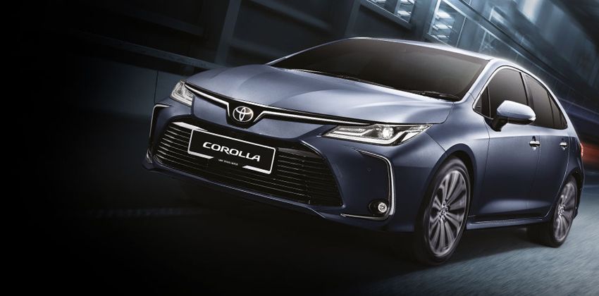 new Toyota Corolla front