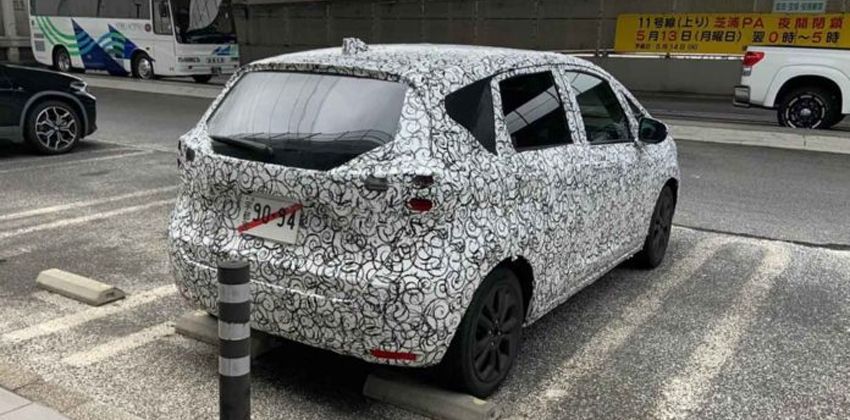2020 Honda Jazz rear spy
