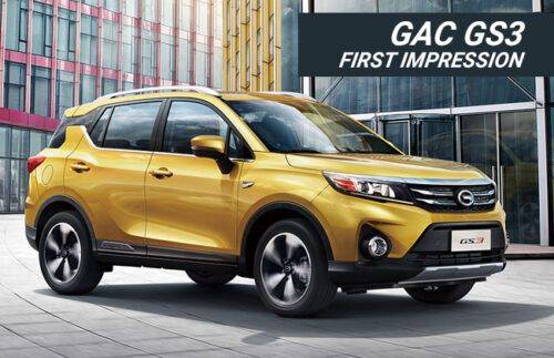 GAC GS3 - First impression