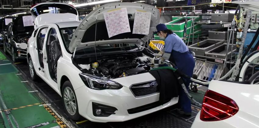 Typhoon Hagibis halts Subaru production