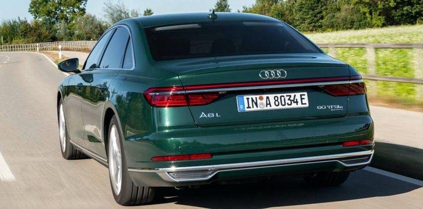 Audi A8 side rear