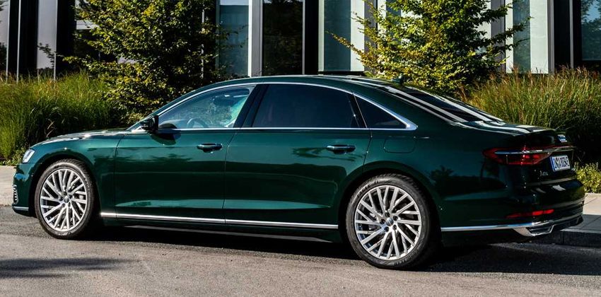 Audi A8 side