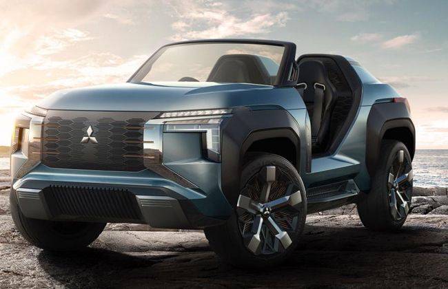 Mitsubishi revealed Mi-Tech Concept, an open-top SUV with a gas turbine engine