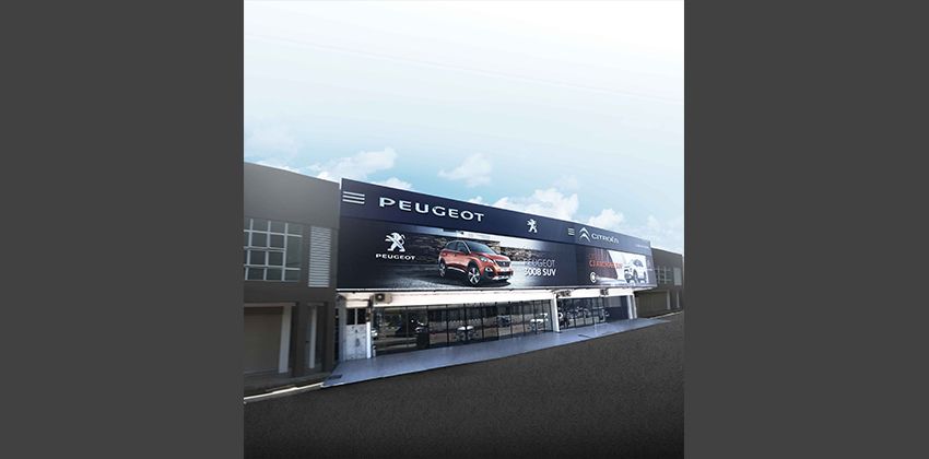New Peugeot and Citroën showroom 