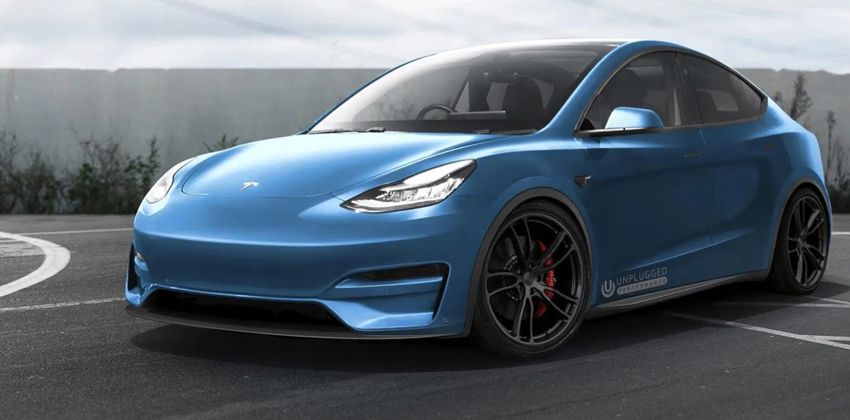 Tesla Model 3 front